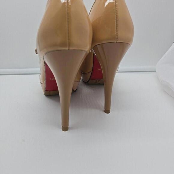 Monicoco Nude Mary Jane Closed Round‎ Toe 5 Stiletto Heels - Picture 6 of 15
